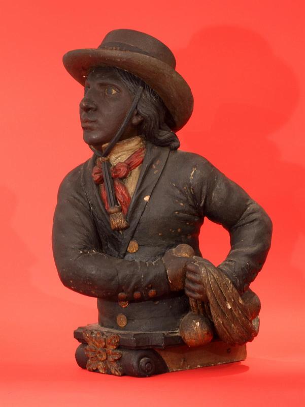 Important Ship's Figurehead from the Slave Ship 'Piratenim'