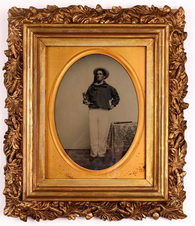 Full Plate Ambrotype of  G.W. Dodge by Charles Hawes 