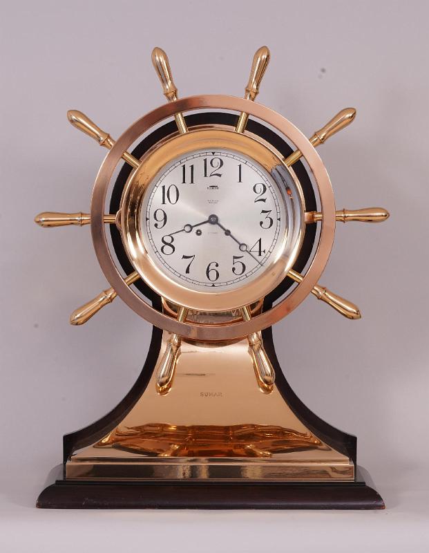  Rare 8 1/2 Inch Chelsea Yacht Wheel Clock from the Yacht "SUMAR"
