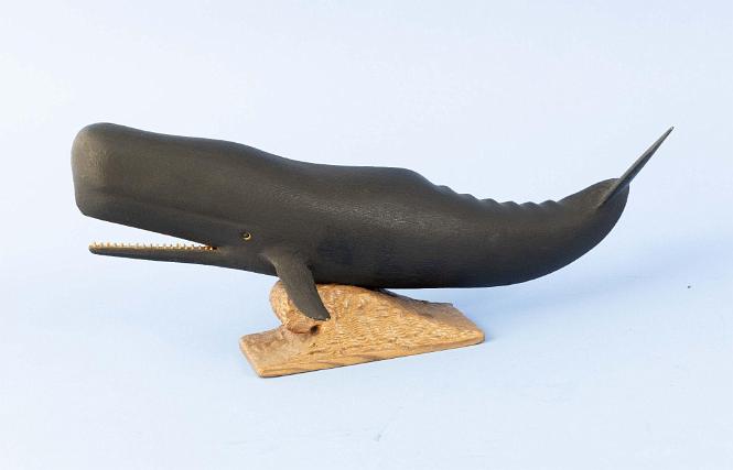 Carving of a Sperm Whale by Robert Innis