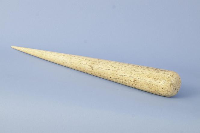 Very Large and Rare Whalebone Fid, American 19th Century