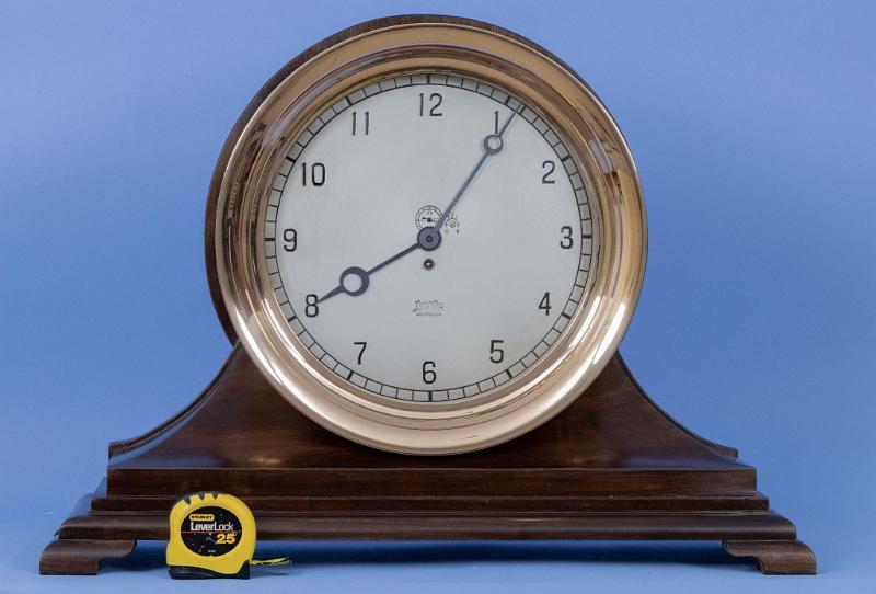 Very Rare 14 Inch Chelsea Clock With Ashton Valve Red Brass Case