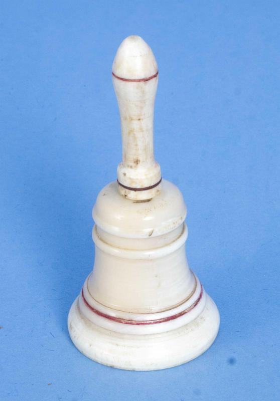 Whale Ivory Bell-shaped Pickwick, American, Mid-19th Century