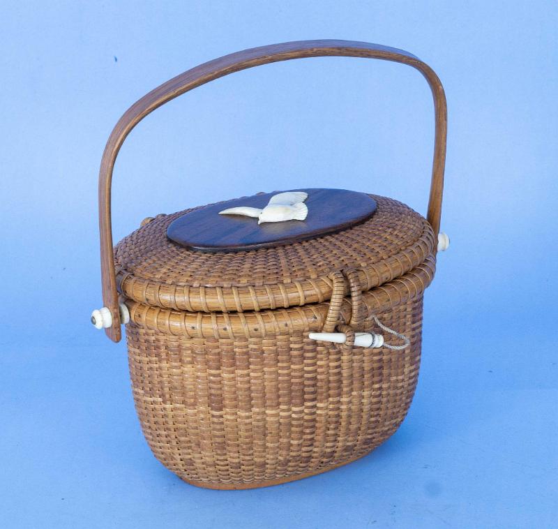 Vintage Nantucket "Cocktail Purse" by the Wooden Jug, Signed and Dated, Nantucket 1967