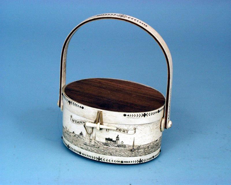 Pan Bone Scrimshaw Purse