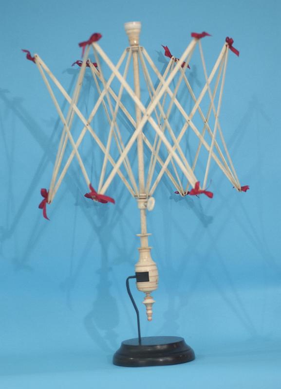 Scrimshaw Swift with Red Polychrome Decoration