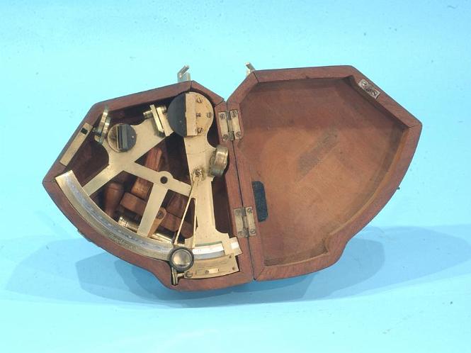 Troughton & Simms Miniature Boxed Sextant