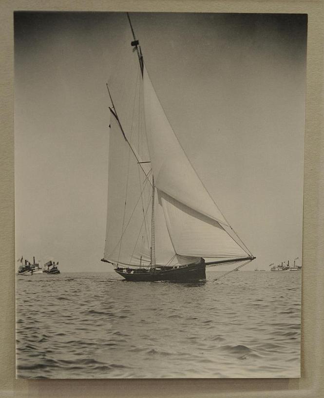 "Platinum  Print by Edwin Hale Lincoln of "Genesta"