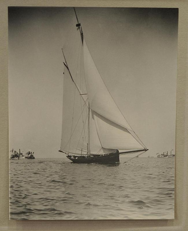 "Platinum  Print by Edwin Hale Lincoln of "Genesta"