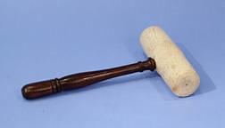 Whalebone Mallet With Turned Wood Shaft