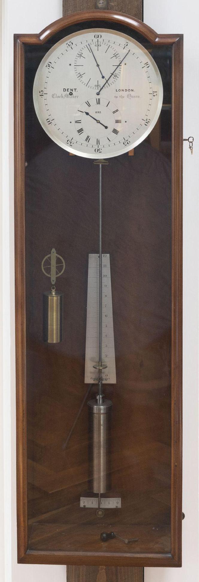 Dent Astronomical Regulator 8 Day Wall Clock #892 with Twelve Hour Dial Circa 1860