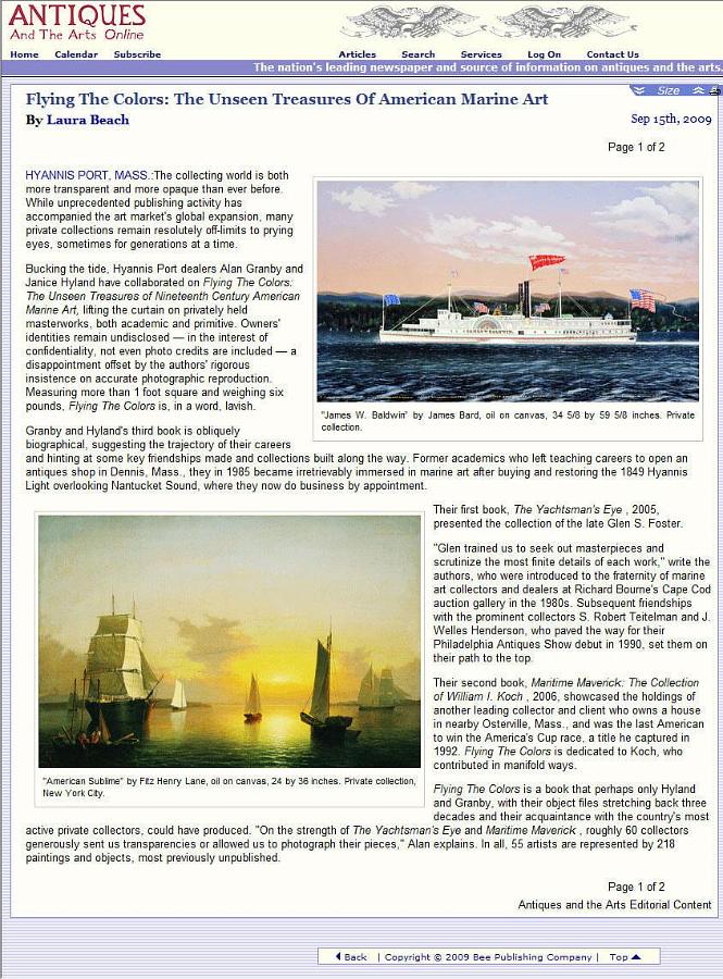 Flying the Colors: The Unseen of Nineteenth-Century American Marine Art