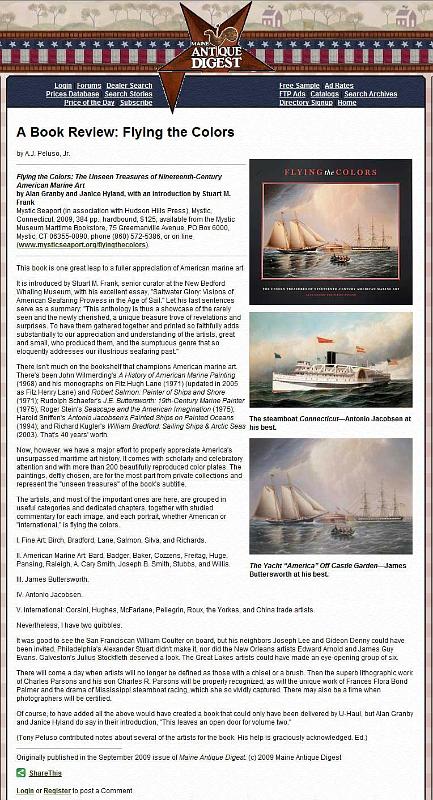 Flying the Colors: The Unseen of Nineteenth-Century American Marine Art